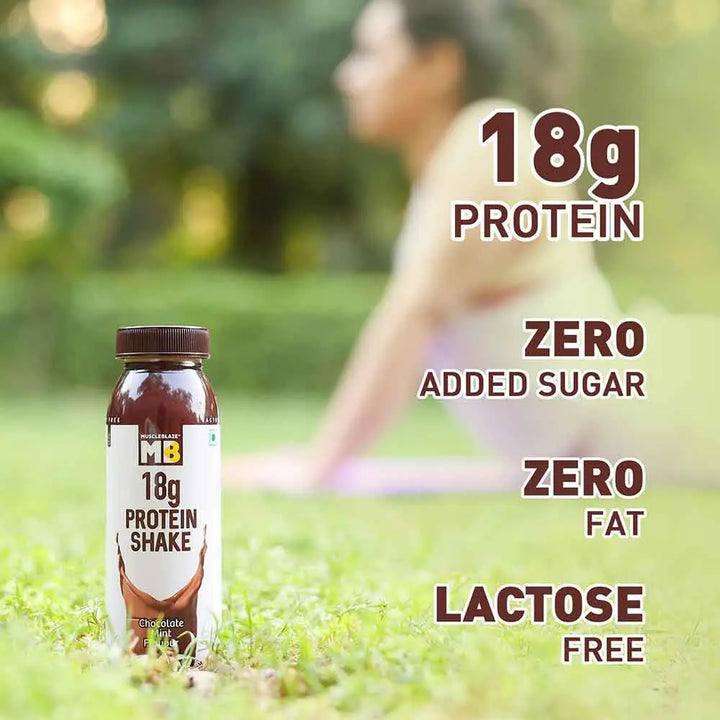 MuscleBlaze 18g Protein Shake (No Added Sugar), 6 Piece(s)/Pack (Exp 07/23) Product vendor