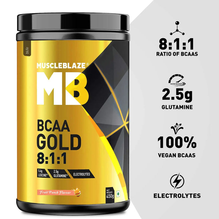 MuscleBlaze BCAA Gold 8:1:1 Product vendor