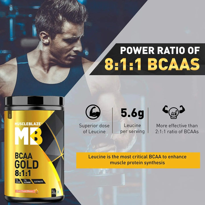 MuscleBlaze BCAA Gold 8:1:1 Product vendor