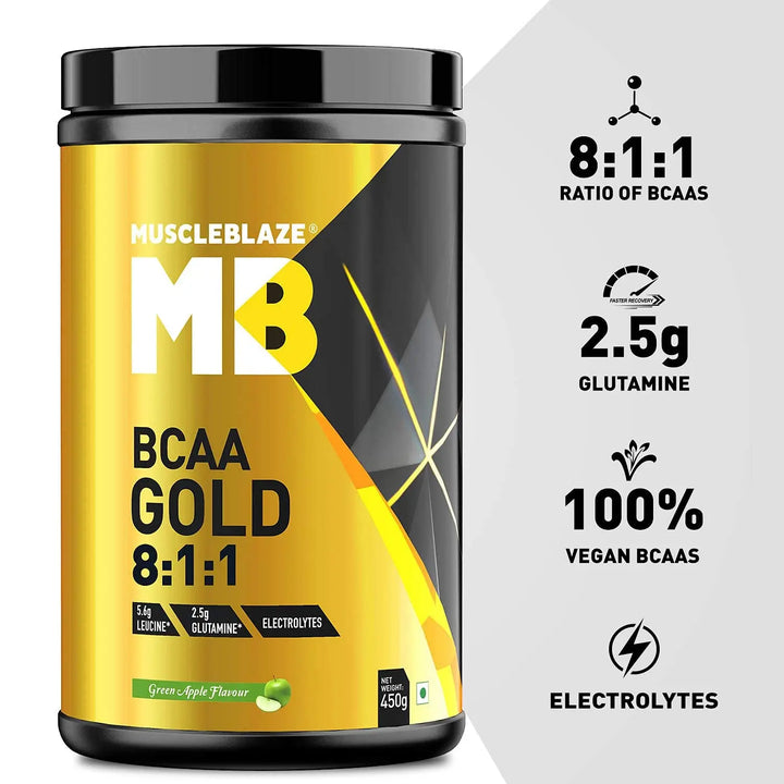 MuscleBlaze BCAA Gold 8:1:1 Product vendor