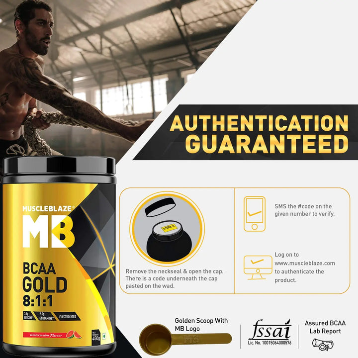 MuscleBlaze BCAA Gold 8:1:1 Product vendor