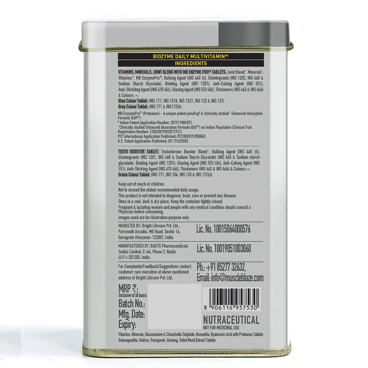 MuscleBlaze Biozyme Daily Multivitamin, 90 Tablets Product vendor