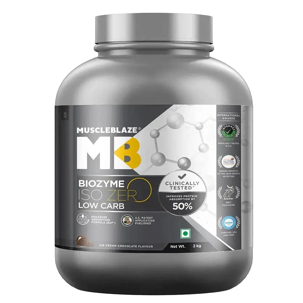 MuscleBlaze Biozyme Iso-Zero, Low/Zero Carb Product vendor