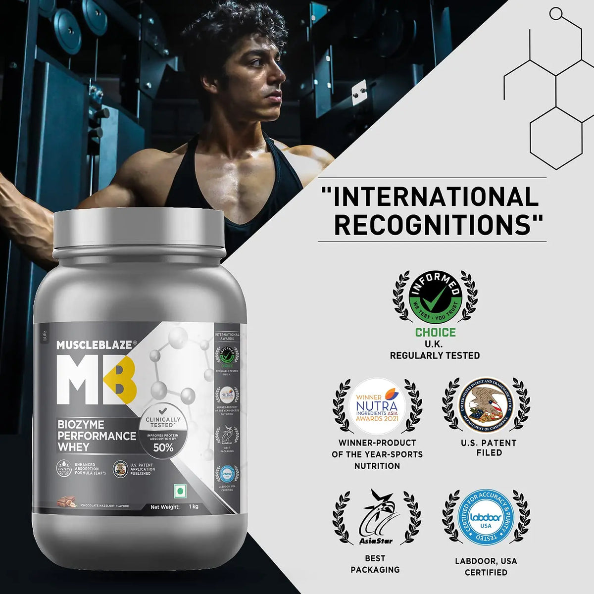 MuscleBlaze Biozyme Performance Whey Protein Product vendor