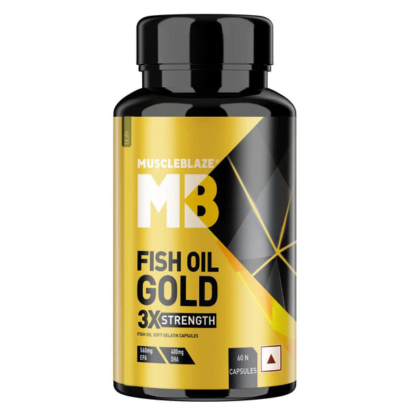 MuscleBlaze Fish Oil Gold Soft Gelatin Capsule (60 Capsules) Product vendor