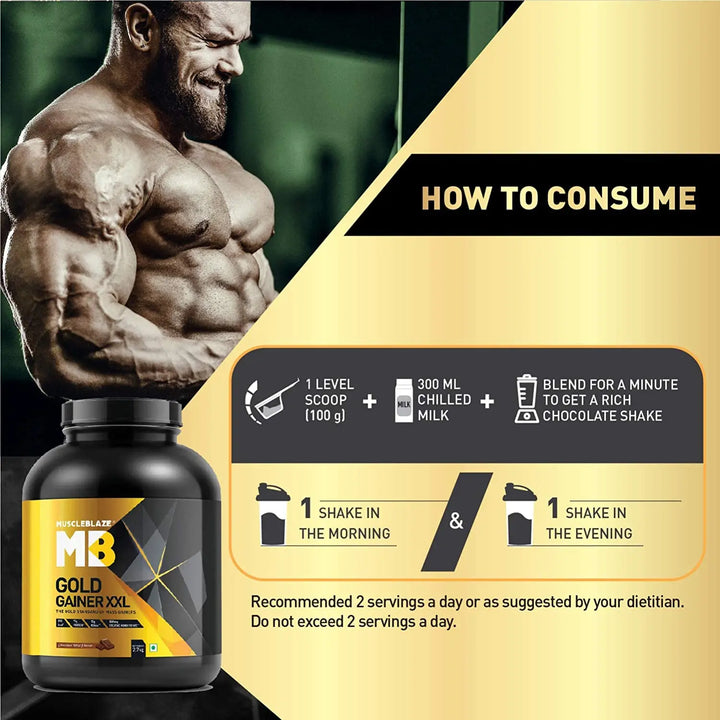 MuscleBlaze Gold Gainer XXL powder Product vendor