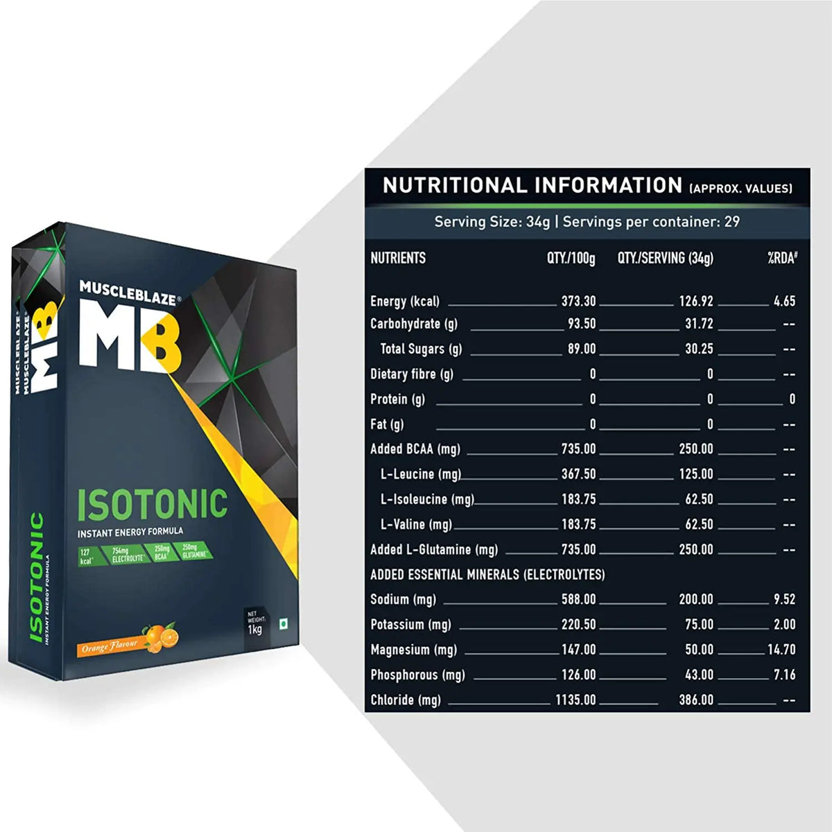 MuscleBlaze Isotonic Instant Energy Formula Product vendor