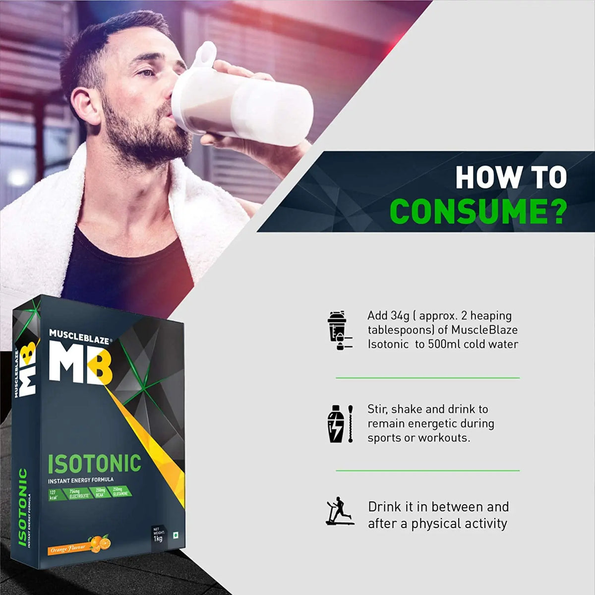 MuscleBlaze Isotonic Instant Energy Formula Product vendor