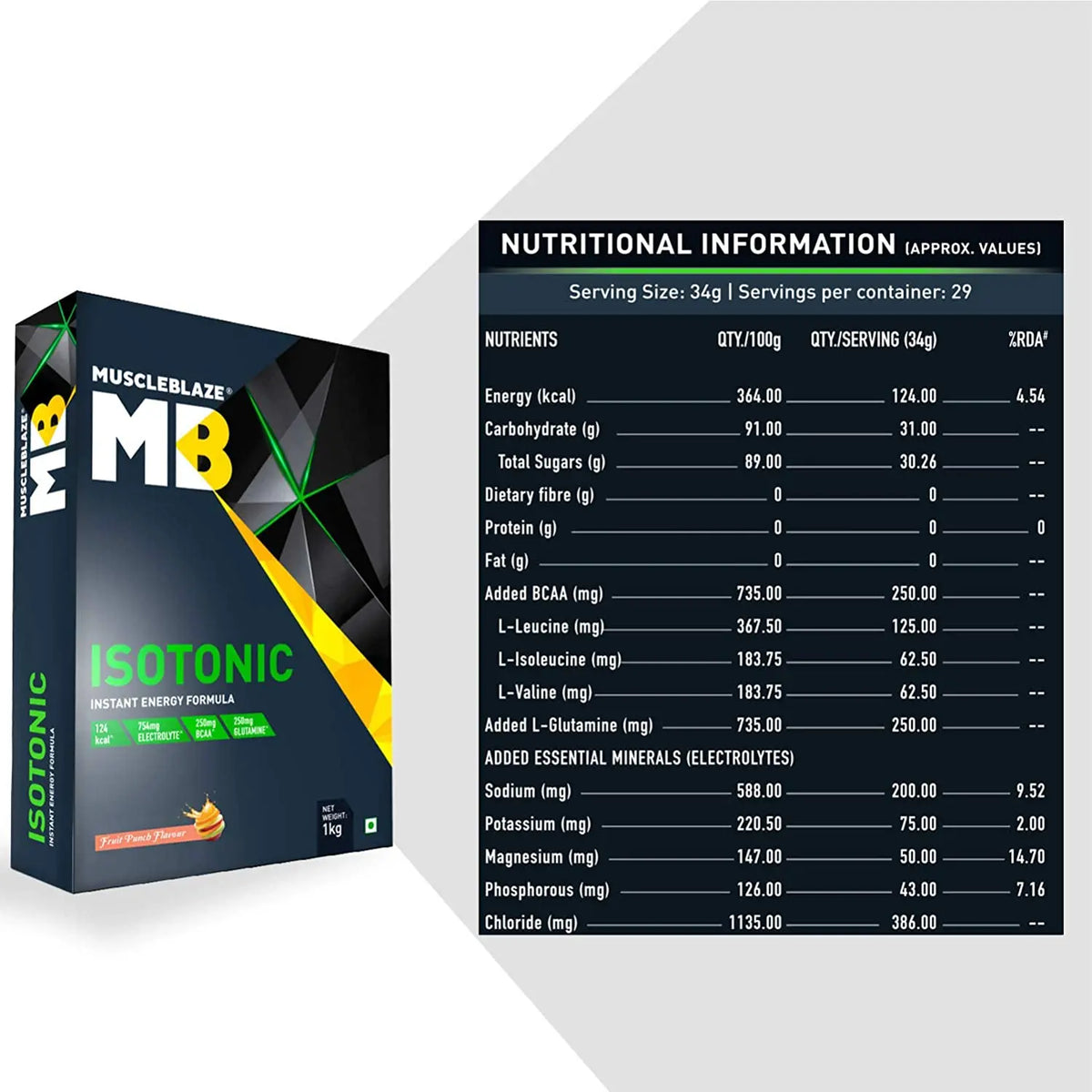 MuscleBlaze Isotonic Instant Energy Formula Product vendor