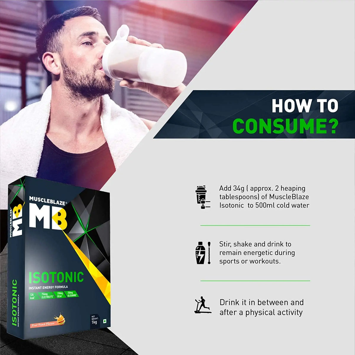 MuscleBlaze Isotonic Instant Energy Formula Product vendor