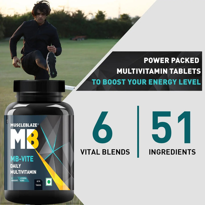 MuscleBlaze MB-VITE Multivitamin - 60 Tablets Product vendor