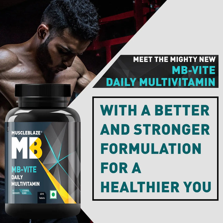 MuscleBlaze MB-VITE Multivitamin - 60 Tablets Product vendor