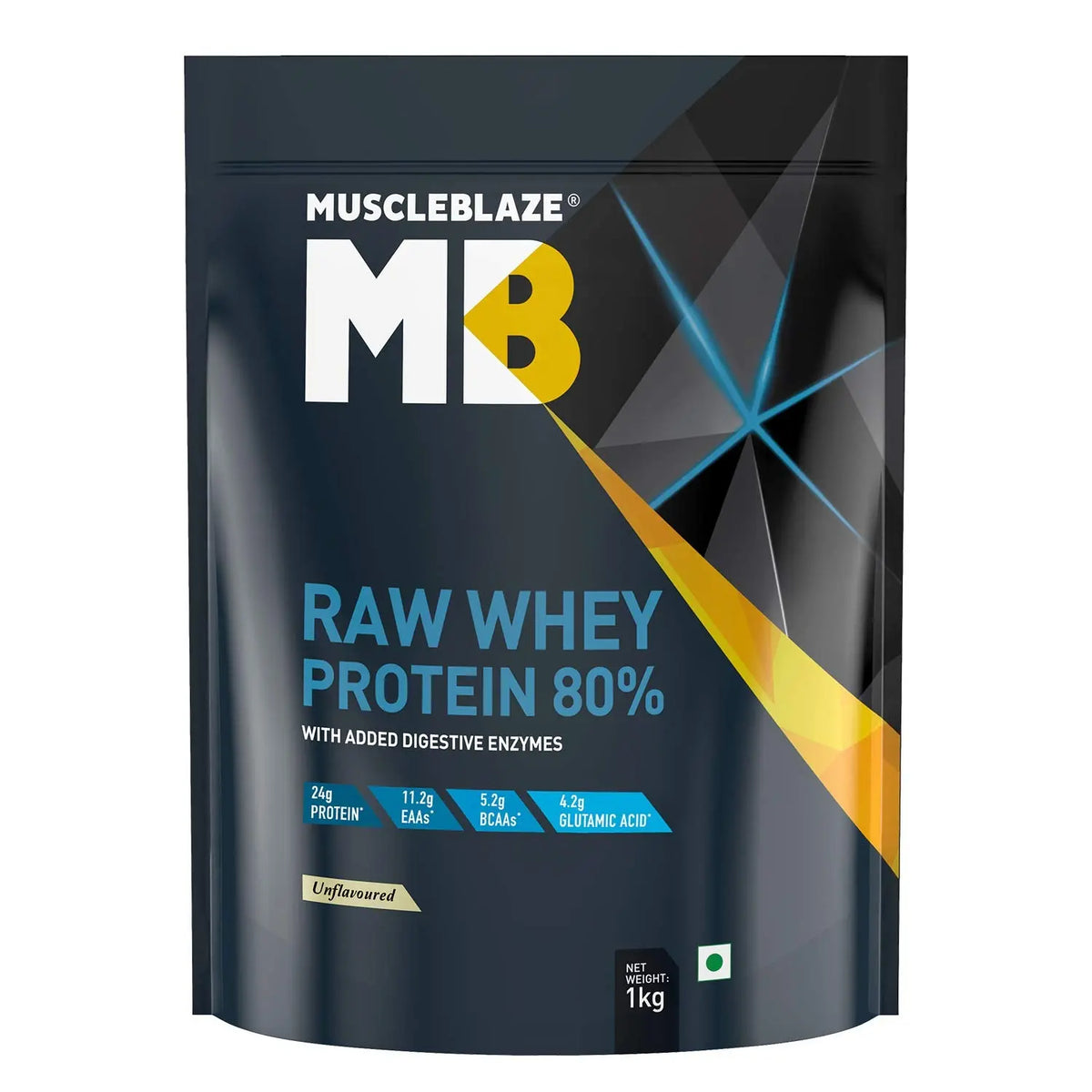 MuscleBlaze Raw Whey Protein 80% Product vendor