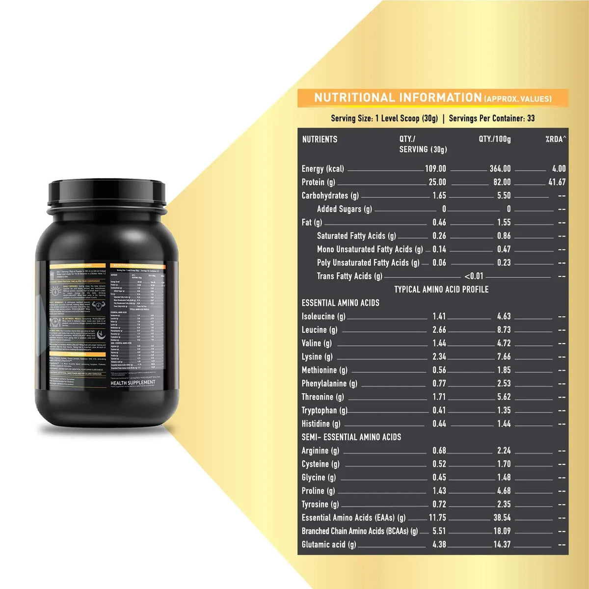 MuscleBlaze Whey Gold, 100% Whey Protein Isolate Product vendor