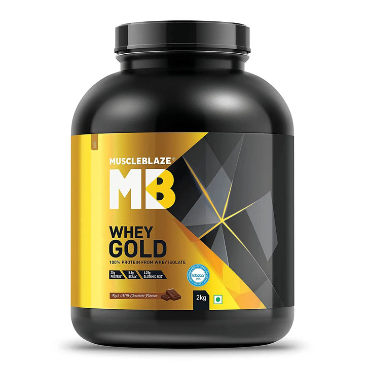 MuscleBlaze Whey Gold, 100% Whey Protein Isolate Product vendor