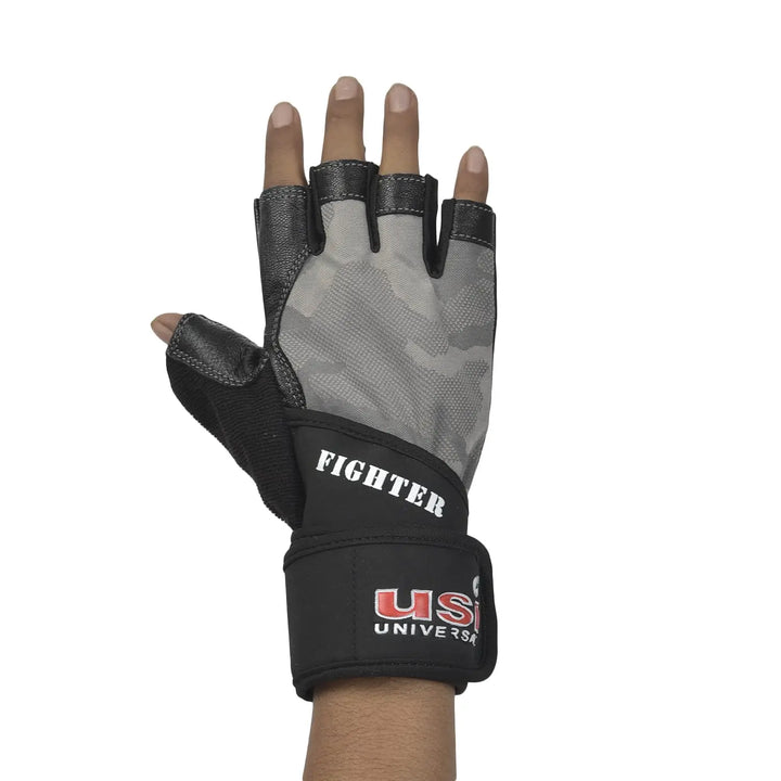 USI Universal 733FN Fighter Fitness Gym Gloves (No return no exchange) Product vendor
