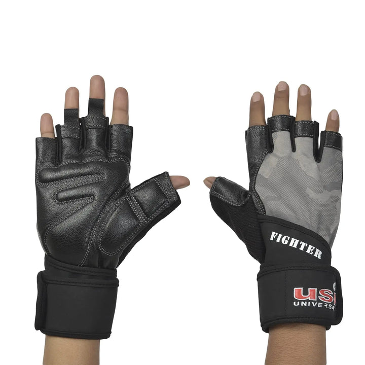 USI Universal 733FN Fighter Fitness Gym Gloves (No return no exchange) Product vendor