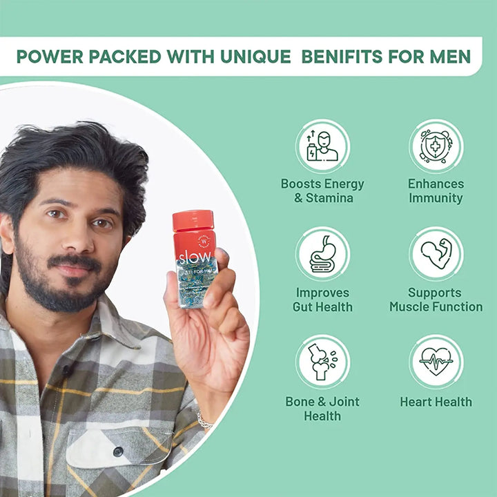 Wellbeing Nutrition Slow Multi For Him (Multivitamin for Men) 60 Capsules Product vendor