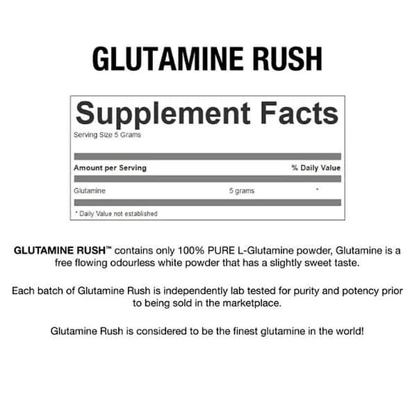 BIOX Glutamine Rush - Halt