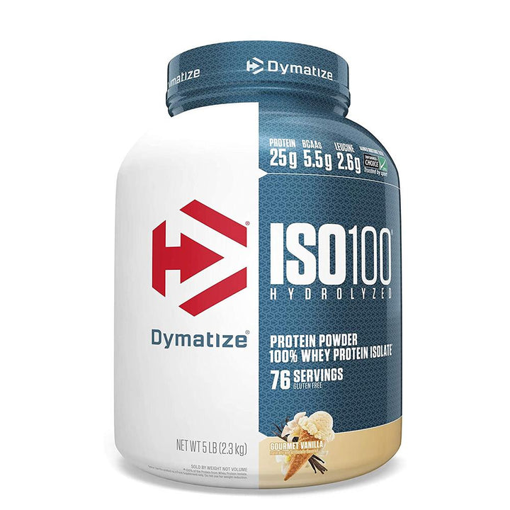 Dymatize ISO 100 best vanilla flavor whey protein supplement 