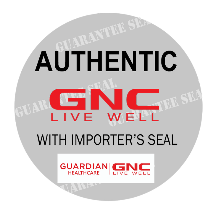 Authentic GNC supplements