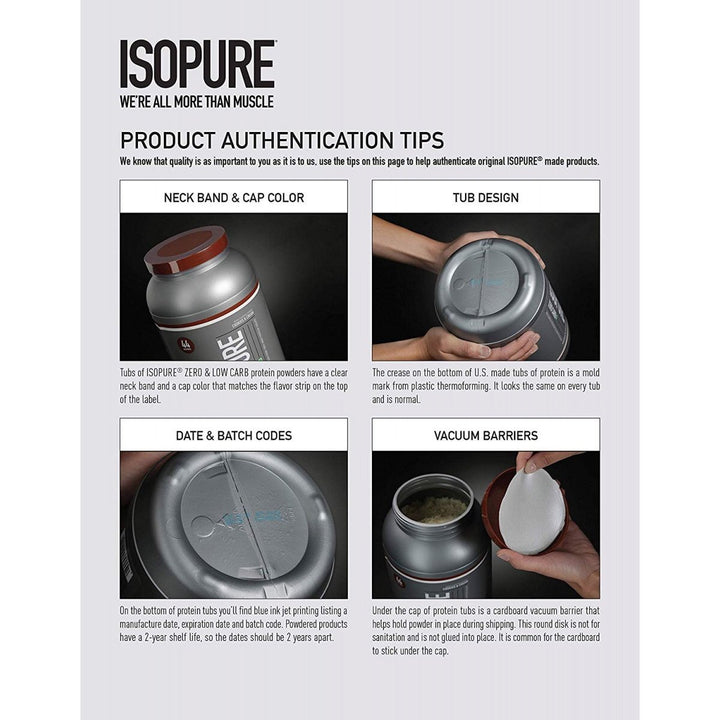 Authentic Isopure Supplement