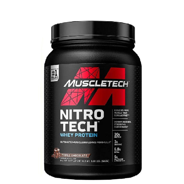 MuscleTech NitroTech Performance Series Whey Protein (1.5 Lbs) - Halt