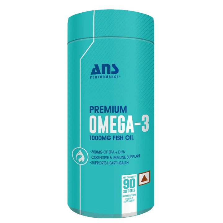 ANS Performance Premium Omega-3 Fish Oil & tablets